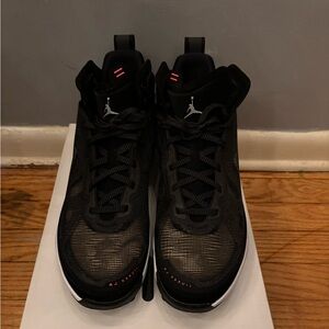 Men's Nike Air Jordan 37 XXXVII Sneakers in "Black Hot Punch"